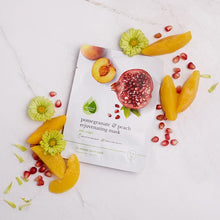 Load image into Gallery viewer, POMEGRANATE &amp; PEACH REJUVENATING SHEET MASK
